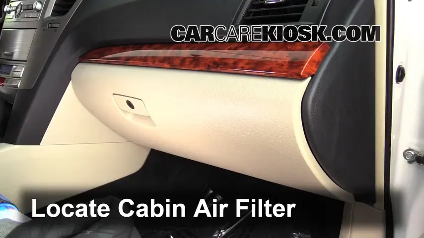 2011 Subaru Outback 3.6R Limited 3.6L 6 Cyl. Air Filter (Cabin)